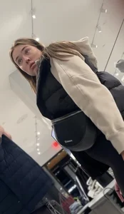 Delicious cameltoe with a sexy ass In tight lulu leggings