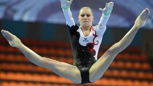 Candid gymnasts