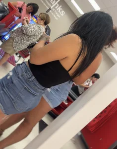 2 sexy women in tight shorts capped at target (OC)