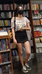 Cute Teen Princess with Beautiful legs in miniskirt
