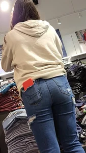 Tight ass in jeans