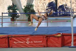 Candid track and field girls