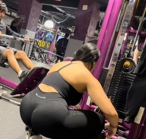 Stupid Thick Ass Latina at Gym