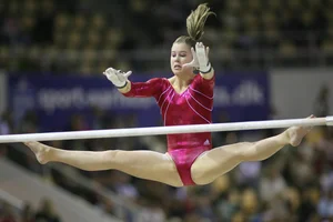 Candid gymnastics girls