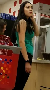 Very cute girl at Target