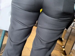 Sexy Chick-Fil-A employee with wide hips & plump booty!