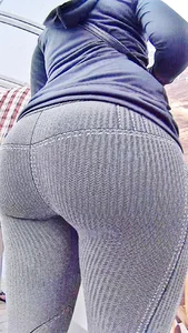 Cute girl whooty in interesting leggings