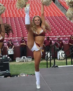 Candid cheerleaders