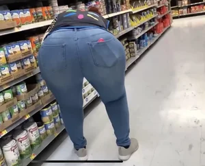 Bunch of hot girls with big booties in tight outfits shopping