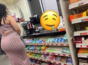 Thick juicy booty milf in tight dress