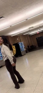 College Latina FAT ASS in Brown leggings (OC)