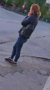 Nice Legs and Booty in Tight Jeans Street Candid
