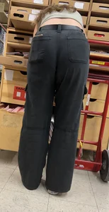 Blondish brunette squatting and working (oc)