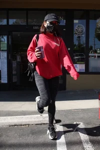 Vanessa Hudgens with GG Magree seen outside Earthbar in West Hollywood