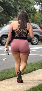 Short Latina w/ massive jiggly donkey booty