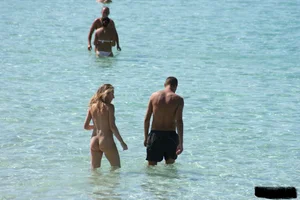 Bunch of sexy ladies on a nude beach