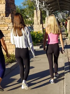 2 sexy asses walking in tight Lulus