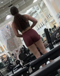 College Gym Girls (PART 40) RED SHORTS Edition