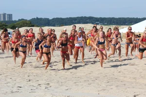 Bunch of sexy lifeguard tournament girls from 2013