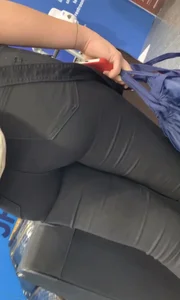 Teen in Black Jeans