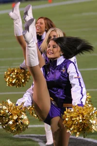 Candid cheerleaders