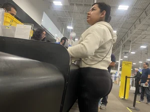 Small cute Latina milf with plumpy ass