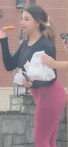 AMAZING LIL LATINA IN LEGGINGS POSING FOR ME