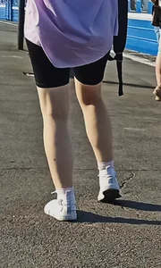 Nice Skinny Legs Street Candid Closeups