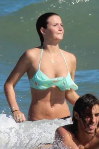 Unique bikini sexy beach girl with nice tits