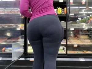 Grocery store bubble booty