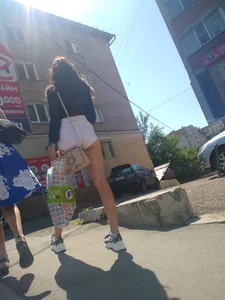 Amazing Sexy Legs in Mini Shorts Street Creepshots Gallery