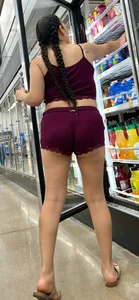 [OC] Hot Latina ASS Out in Sexy super revealing pajamas @ Walmart