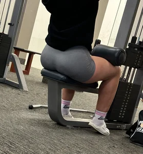 Juicy Thick ASS At the GYM In Spandex Shorts
