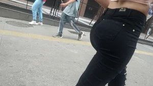 Blonde PAWG in tight jeans (OC)