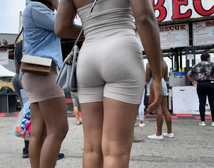 Cute Slim Fit Round Perky Bubble Booty Girl