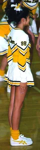 Candid cheerleaders