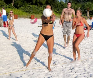 Beach and bikini girls