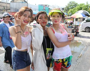 Water Festival girls in Thailand