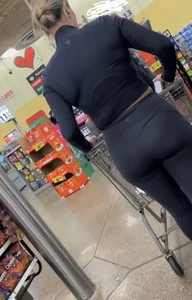 Beautiful woman in tight leggings