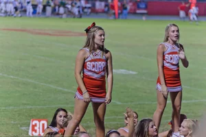 Candid cheerleaders