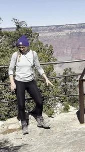 Yummy & Fit Norwegian Tourist In Shiny Leggings