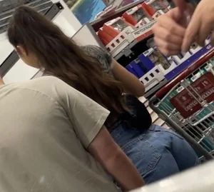 Nice ass in Jean shorts