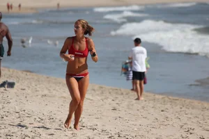 Bunch of sexy lifeguard tournament girls from 2013