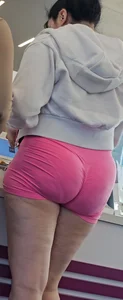 Two girls in shorts