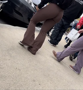 Nice ASIAN Shopping (brown Flares)
