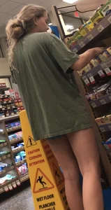 Leggings and shorts while running errands
