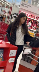 Spankable little bubble at the store