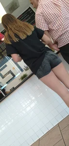 Tight ass in tight shorts