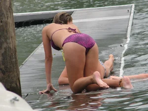 Beach and bikini girls