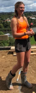 Working in booty shorts